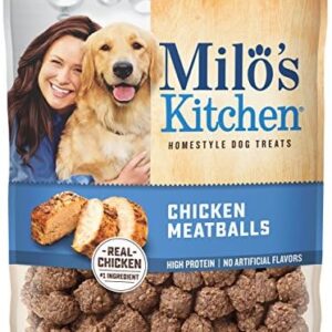 Milo’s Kitchen Dog Treats, Chicken Meatballs, 18 Ounce