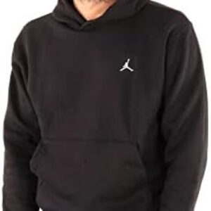 Jordan Men’s Black Essential Fleece Pullover Hoodie (DQ7466 010)