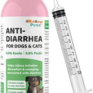 Anti-Diarrhea for Dogs & Cats (4 oz Liquid)(Syringe Included)
