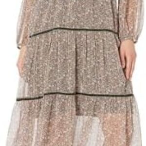 Lucky Brand Women’s Bohemian Tiered Maxi Dress
