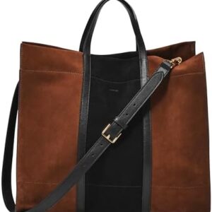 Fossil Women’s Carmen Leather Tote Purse Handbag for Women