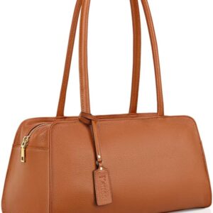Kattee Leather Purses and Handbags for Women Small Top-handle Tote Bag Satchel Shoulder Bags