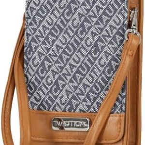 Nautica Catalina Vegan Leather RFID Womens Crossbody Cell Phone Purse Holder Wallet