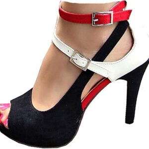 getmorebeauty Women’s High Heels Shoes Ankle Straps Dress Heeled Sandals