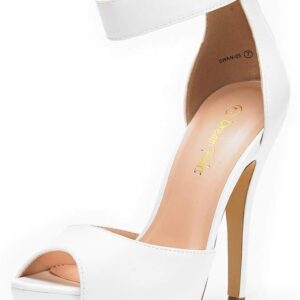DREAM PAIRS Women’s Swan-05 High Heel Platform Dress Pump Shoes