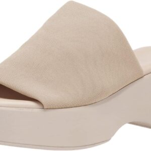 Minshluu Womens Wedge SIides Sandals Platform Open Toe Slip On Elastic Band Wedges Shoes