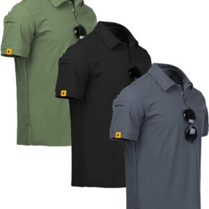 ZITY Mens Polo Shirt Short Sleeve Sports Golf Tennis T-Shirt