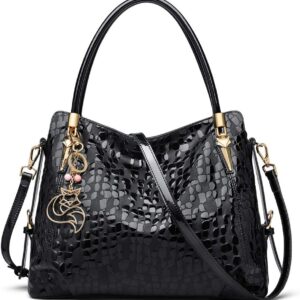Women Genuine Leather Handbag Tote Purse Top Handle Satchel Shoulder Bag