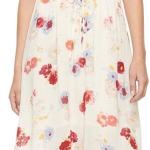 Lucky Brand Women’s Painted Floral Maxi Dress