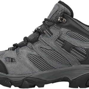 HI-TEC Ravus Mid Hiking Boots for Men, Lightweight Breathable Outdoor Trekking Shoes