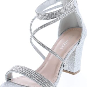 TOP Moda Dressy/Formal Sandals High Heel Ankle Strap Open Toe Sandals