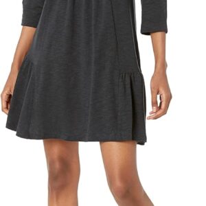 Lucky Brand Women’s Long Sleeve Scoop Neck Tiered Cami Dress