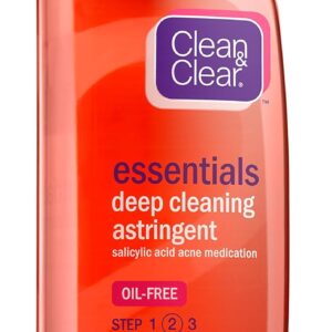 Clean & Clear Deep Cleaning Astringent Oil-Fighting, 8-Ounce (Pack of 2)
