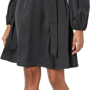 The Drop Women’s @shopdandy Belted Silky Stretch Dress