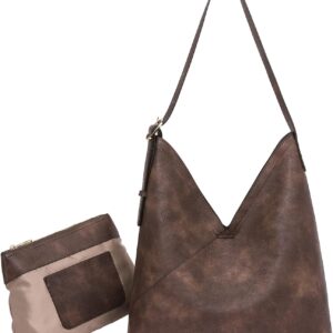 Purses for Women Tote Handbags Vegan Leather Hobo Bags Fashion Large Ladies Shoulder Bag
