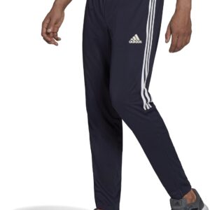 adidas Men’s Aeroready Sereno Slim Tapered-Cut 3-stripes Pants