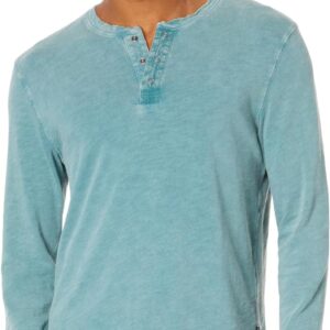 Lucky Brand Men’s Weekend Slub Jersey Long Sleeve Henley