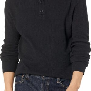 Lucky Brand Men’s Long Sleeve Cotton Thermal Hoodie