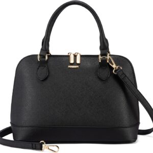 Small Crossbody Bags for Women Classic Double Zip Top Handle Dome Satchel Bag Shoulder Purse