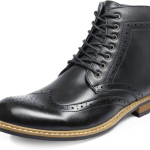 Bruno Marc Men’s Dress Ankle Motorcycle Boots