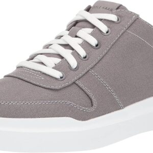 Cole Haan Men’s Grandpro Rally Canvas Court Sneaker, Ivory/Natural, 7