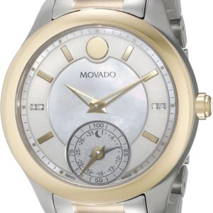 Movado Women’s 0660005 Analog Display Swiss Quartz Two Tone Smartwatch