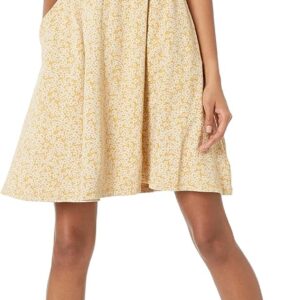 Lucky Brand Women’s Sleeveless Split Neck Babydoll Dress