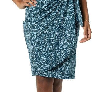Amazon Essentials Women’s Classic Cap Sleeve Wrap Dress (Available in Plus Size)