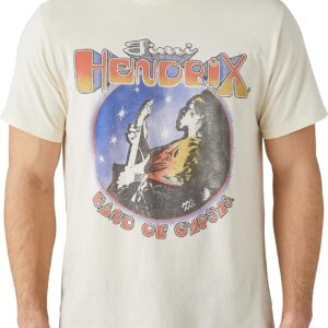 Lucky Brand Men’s Short Sleeve Jimi Hendrix Band of Gypsys Graphic Tee