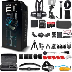 GoPro HERO11 Black 5.3K Sports Camera with Accessories