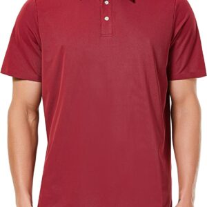 Men’s Quick-Dry Golf Polo Shirt Moisture Wicking Short Sleeve Polo Shirts for Men