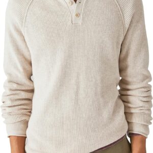 Lucky Brand Men’s Cloud Soft Henley Sweater