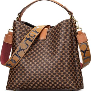 IBFUN Women Satchel Handbag Purse Ladies Leather Vintage Top Handle Tote Handbag