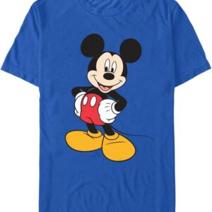 Disney Men’s Classic Mickey Mouse Full Size Graphic Short Sleeve T-Shirt