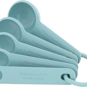 KitchenAid Measuring Spoons, Set Of 5, Aqua Sky