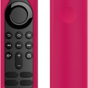 Made for Amazon Remote Cover Case, for Alexa Voice Remote (3rd Gen) – Magenta
