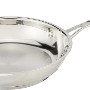 Cuisinart 722-20 8-Inch Chef’s-Classic-Stainless-Cookware-Collection, 8″, Open Skillet