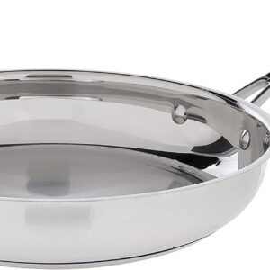 Cuisinart 10-Inch Open Skillet, Chef’s Classic Stainless Steel Cookware Collection, 722-24