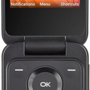 TracFone TCL Flip 2, 8GB, Black – Prepaid Flip Phone (Locked)