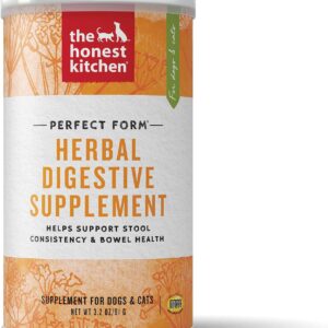 The Honest Kitchen Perfect Form: Herbal Digestive Supplement for Dogs & Cats, 3.2 oz