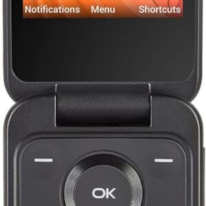 Tracfone TCL Flip 2, 16GB, Black – Prepaid Feature Phone (Locked)