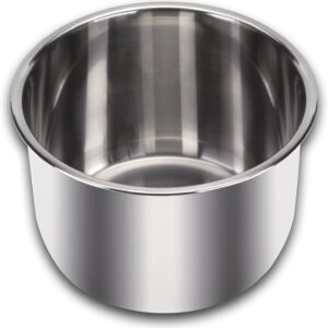 Instant Pot Stainless Steel Inner Cooking Pot 6-Qt, Polished Surface, Rice Cooker