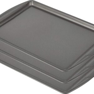 Goodcook Baking Sheet, 13 Inch x 9 Inch, Dark gray – 3 Piece