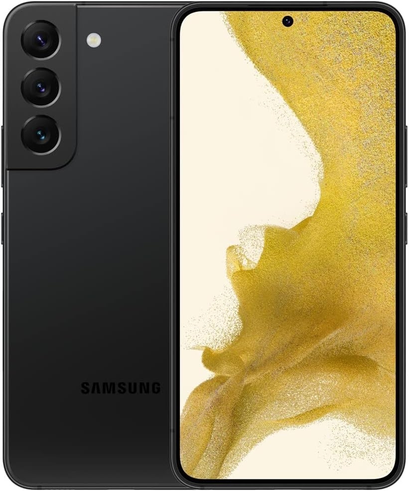 Samsung Galaxy S22+ Smartphone, Factory Unlocked Android Cell Phone, 128GB, 8K Camera & Video, Brightest Display, Long Battery Life, Fast 4nm Processor, US Version, Phantom Black (Renewed)