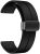 Magnetic Watch Band 16mm 18mm 19mm 20mm 22mm – Quick Release – Skin-Friendly Soft Silicone Sport Watch Band for Men Women, Magnetic Folding Clasp Silicone Strap