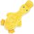 Best Pet Supplies Crinkle Dog Toy for Small, Medium, and Large Breeds, Cute No Stuffing Duck with Soft Squeaker, Fun for Indoor Puppies and Senior Pups, Plush No Mess Chew and Play – Yellow