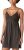 Lucky Brand Women’s Schiffley Tiered Dress, Raven