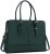 Laptop Bag for Women Leather Work Tote 15.6 Inch Laptop for Computer Bag Waterproof Business Office Professional Large Capacity Handbag Shoulder Bag DeepGreen