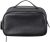 Travel Toiletry Bag for Women and Men, Large Waterproof Aesthetic Makeup Bag with Compartments, Wide-open Vegan Leather Cosmetic Bag for Full-size Toiletries, Black