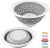 QiMH Collapsible Colander and Strainer, 5 Quart(1.25 gal), Heavey Duty Kitchen Drainer Basket for Pasta, Veggies and Fruits, New Home Apartment Essentials